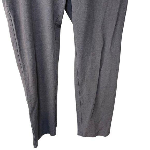 Eileen Fisher Washable Stretch Crepe Slim Ankle Pant Elastic Waist Size Medium - Picture 3 of 10